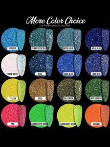 32 Botol Glitter Holografik, Gaya Glitter Tubuh Reflektif untuk Mata Wajah Pipi Rambut Kuku Bibir, Festival Kosmetik Glitter Spa 10 botol air glitter penjualan terbaik - №