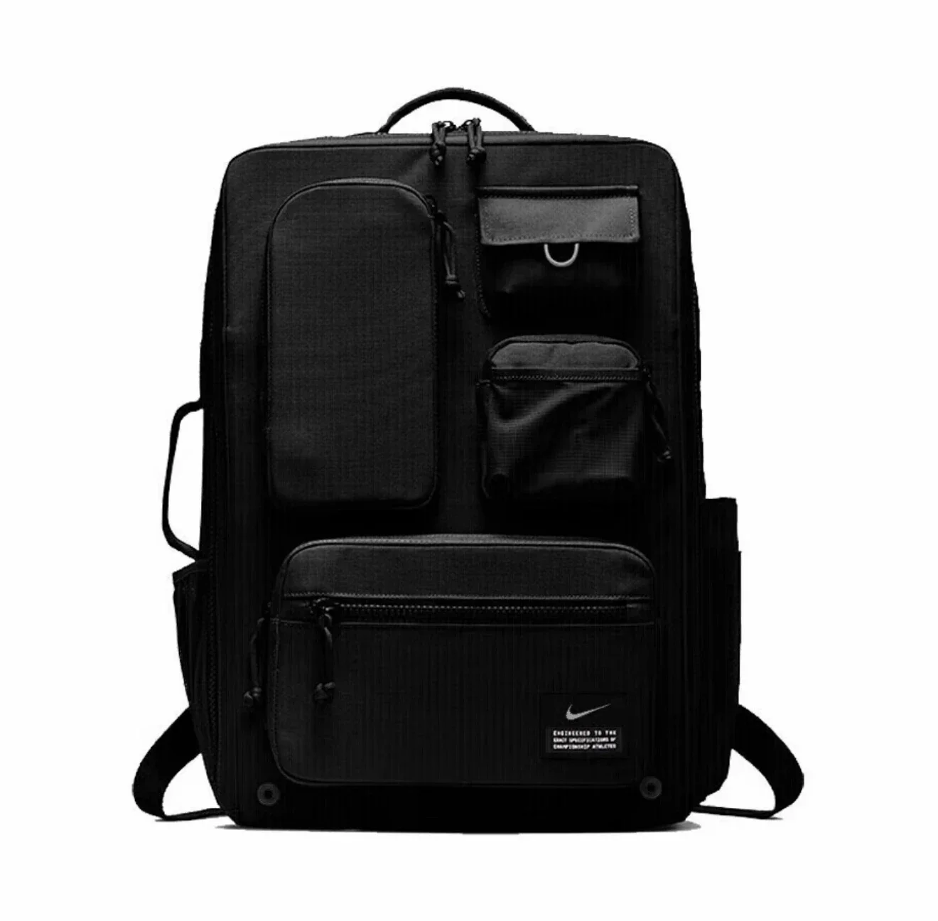 Nike Utiity Elite Functional Fabric Cushioning Large-Capacity Travel Sports Zipper Closure Multi-Pocket Storage Backpack Unisex