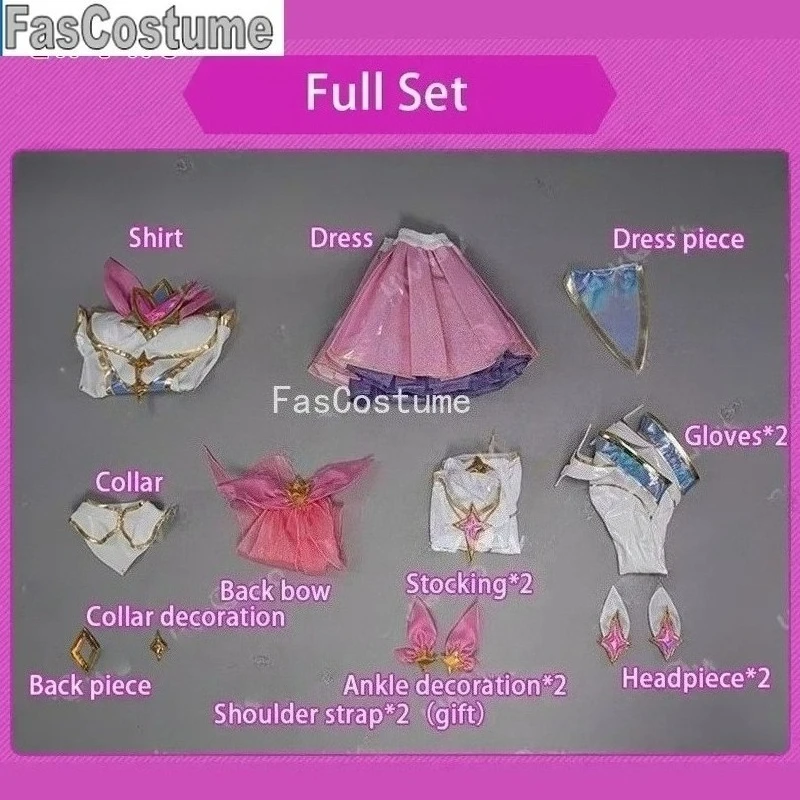 CosplayFasCostume Star Guardian Kaisa Cosplay League of Legends/: Star Guardian Kai'Sa SG Kostium Ahri Akali Stroje Halloween