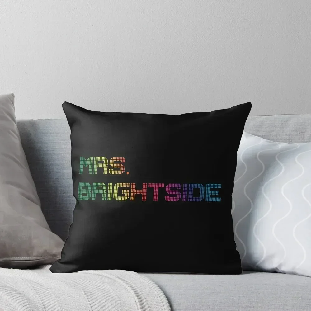 

mrs. brightside Throw Pillow pillows decor home Christmas Pillow Covers New year Pillowcase Cushion pillow