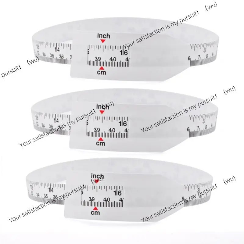 ZOCI-3pcs/lot Head Circumference Tape Measure for Pediatrics,Plastic, Reusable, Non-Stretchable with End Insert