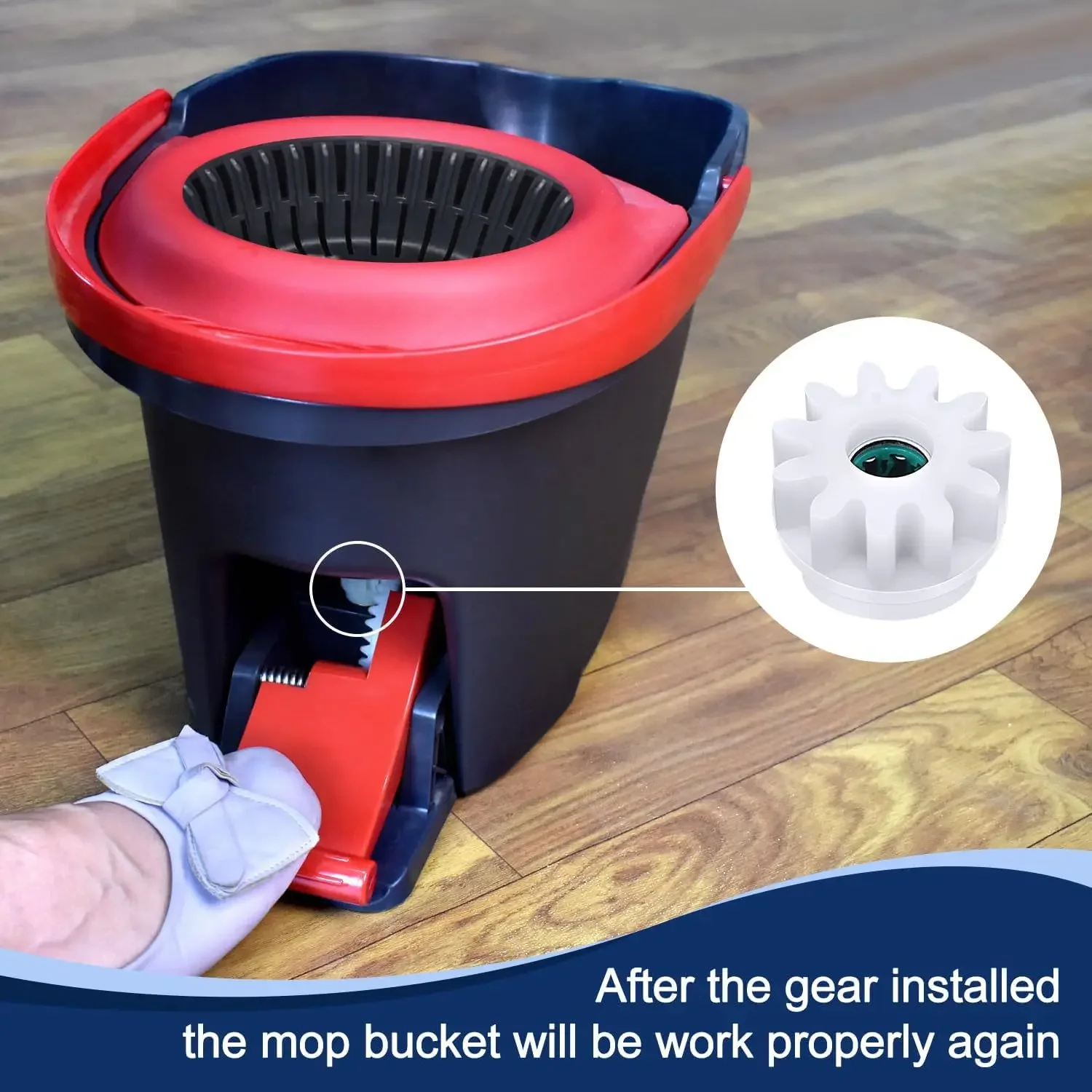 Replace the Gear Bearing of the Rotating Mop Bucket, Compatible with the Ocedar Vilida One-way Clutch Bearing