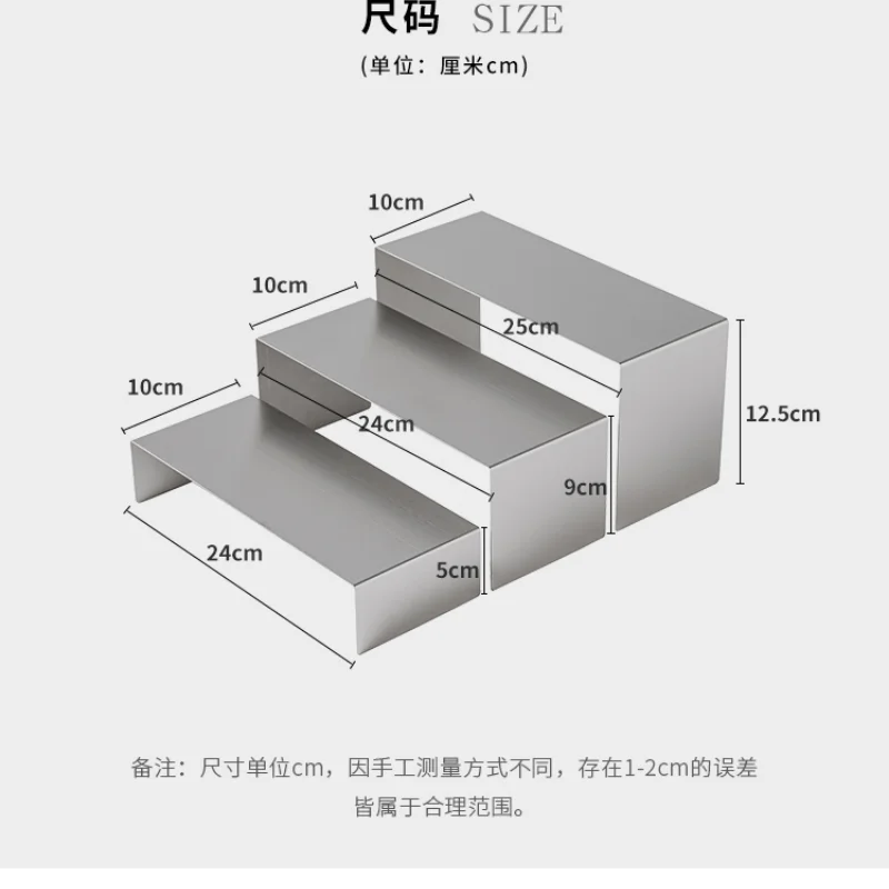 

Stainless steel high-end bag display racks, shoe racks, clothing store window display props