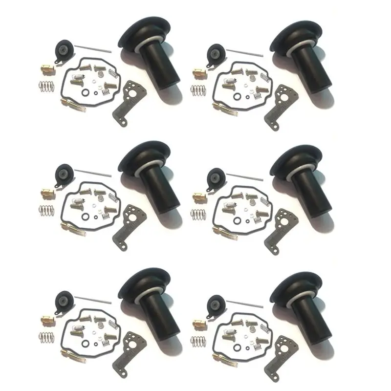

Practical 6Set For Virago XV535 1990-2001 XV 535 Motorcycle Carburetor Repair Kit Plunger Diaphragm Gasket