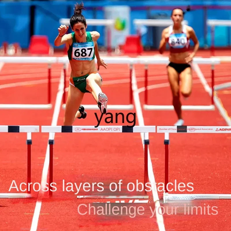 YJQ competition hurdle frame lifting adjustable high and low folding combination track and field special training equipment