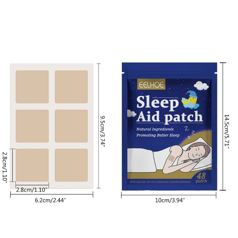 Sleep Patches Natural-Sleeping Aid | Calm and Relax Patch to Sleep-Better to Support Quality Sleep & Reduce Fatigue