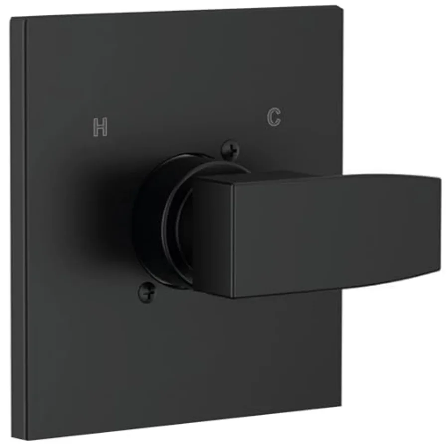 

Replacement for Delta 13/14 Series Shower Valve Trim Kit Black Shower Handle Set for Delta R10000 Valve Cartridge and Valves No