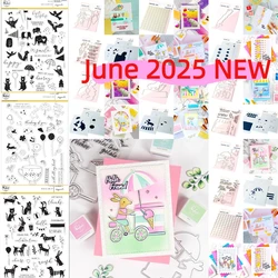 Pink Cutting Dies & Stamps Scrapbook Diary Decoration Stencil Embossing Template DIY Greeting Card Fresh Studio 2025 New