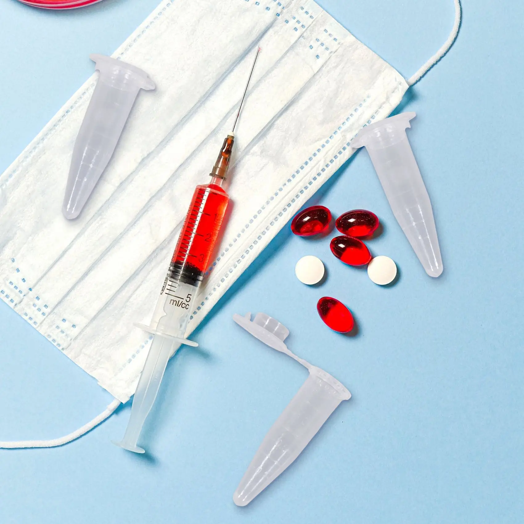 ミニ透明プラスチック遠心分離バイアル,実験用試験管,スナップキャップ,42x11mm, 1.5ml, 100個