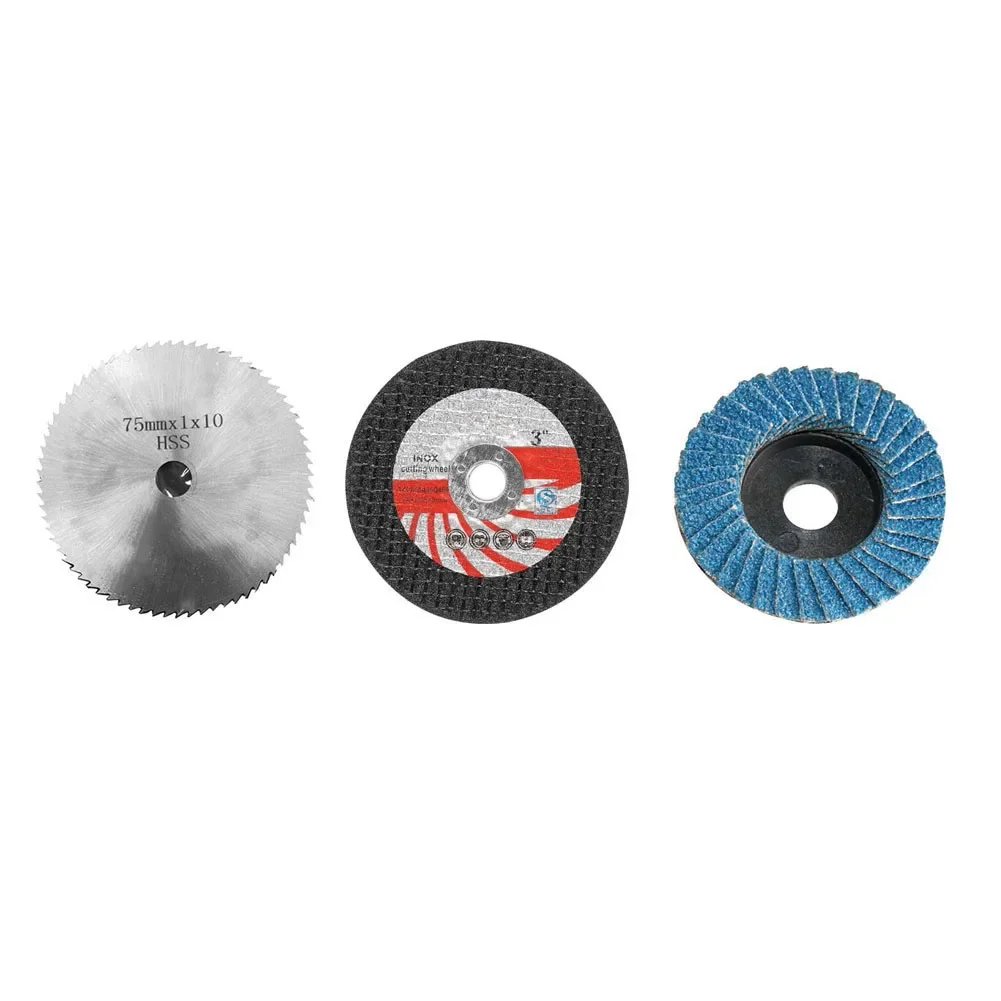 

75mm Diameter 10mm Bore Angle Grinder Attachment HSS Saw Blade Carbite Cutting Disc Polishing Disc For Cutting And Polishing