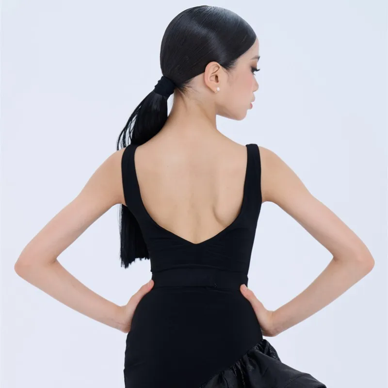 UK Latin oefenpakje: trainingsjurk voor volwassenen, dames en meisjes, premium dansrok Draag ballroomdanskostuums