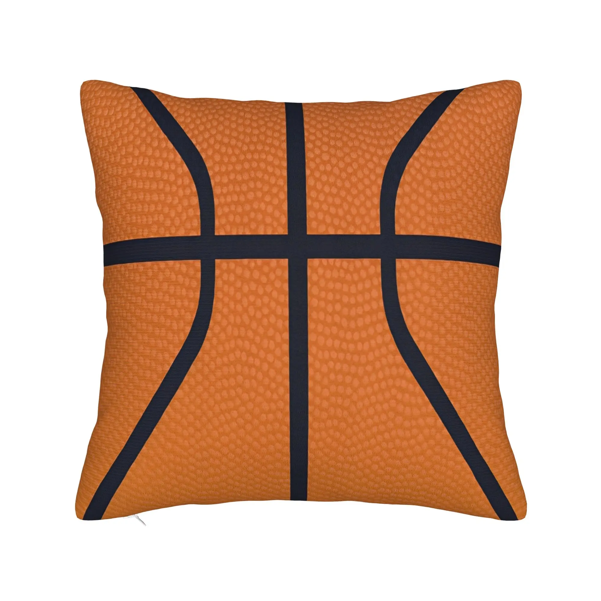 Basketball Square Pillow Cases Sports Ball Games Cushion Cover Novelty Polyester Decor Pillowcase for Sofa 45x45cm