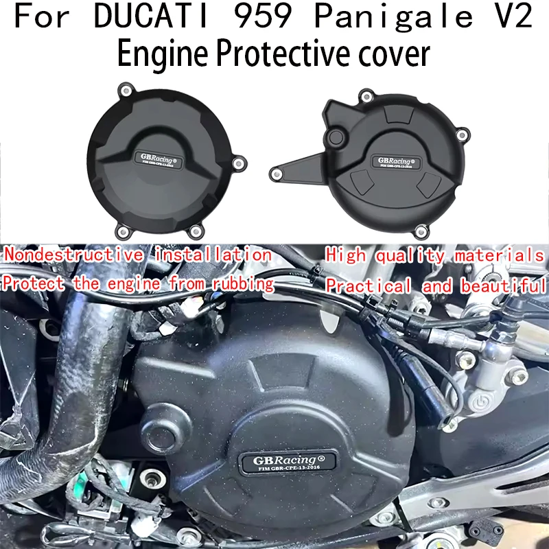 

For Ducati 959 Engine Protective cover DUCATI Panigale V2 Clutch protection cover DUCATI 959 Body protective cover Side cover