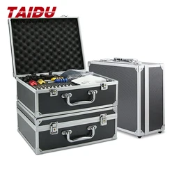 TAIDU Aluminum Alloy Tattoo Carrying Case Sturdy ABS Material Tattoo Case Box With Locker Tattoos Tool Box