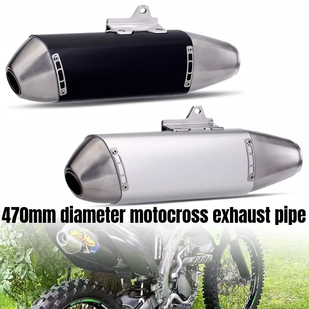

51mm Universal Motorcycle Exhaust Muffler Pipe for Escape Off-Road Motorcycle Scooters For KTM EXC CRF150 EXC WR450 RC390