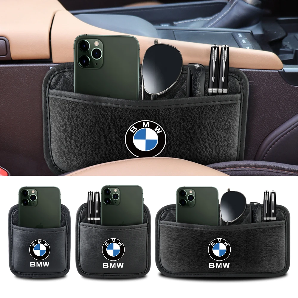 1pcs Car Interior Storage Bag Auto Seat Back Storage Pockets For M Bmw E39 E36 F20 E87 G30 E92 E91 X5 E70 F11 G20 X3 F25 E30 F31