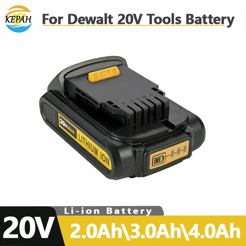 

2024 new 20V 3000mAh lithium battery replacement DeWalt 18V 20V Max lithium-ion battery DCB206 DCB205 DCB203 power tool