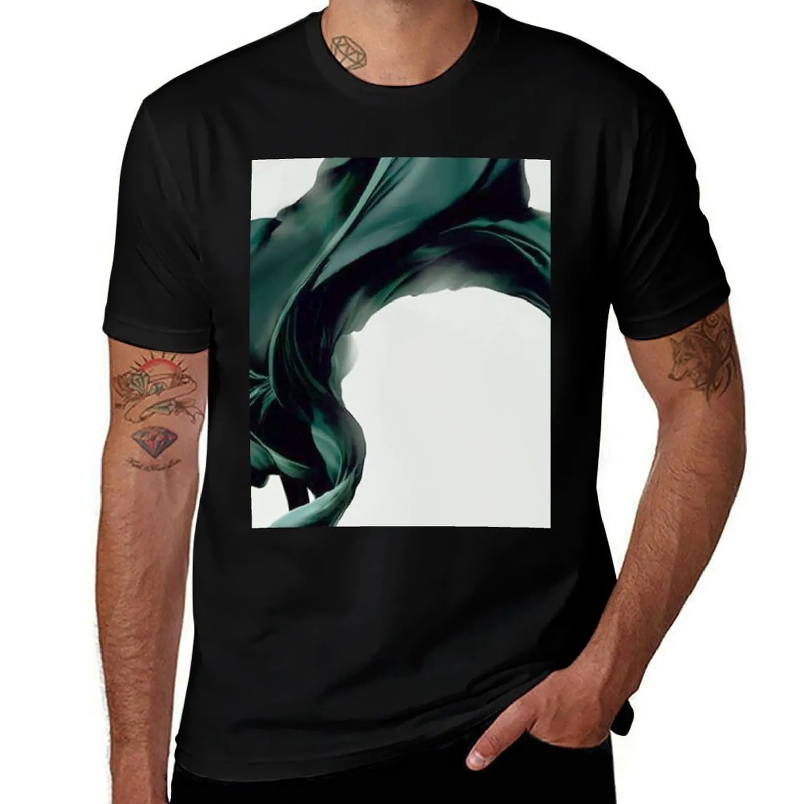 

Emerald Silk Abstract Green T-Shirt Urban Style Print T-Shirt
