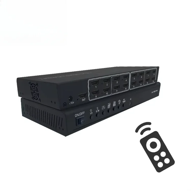 Bitvisus 16 X 1 Divisor 4K 8k Multi Visor HD Video Splitter