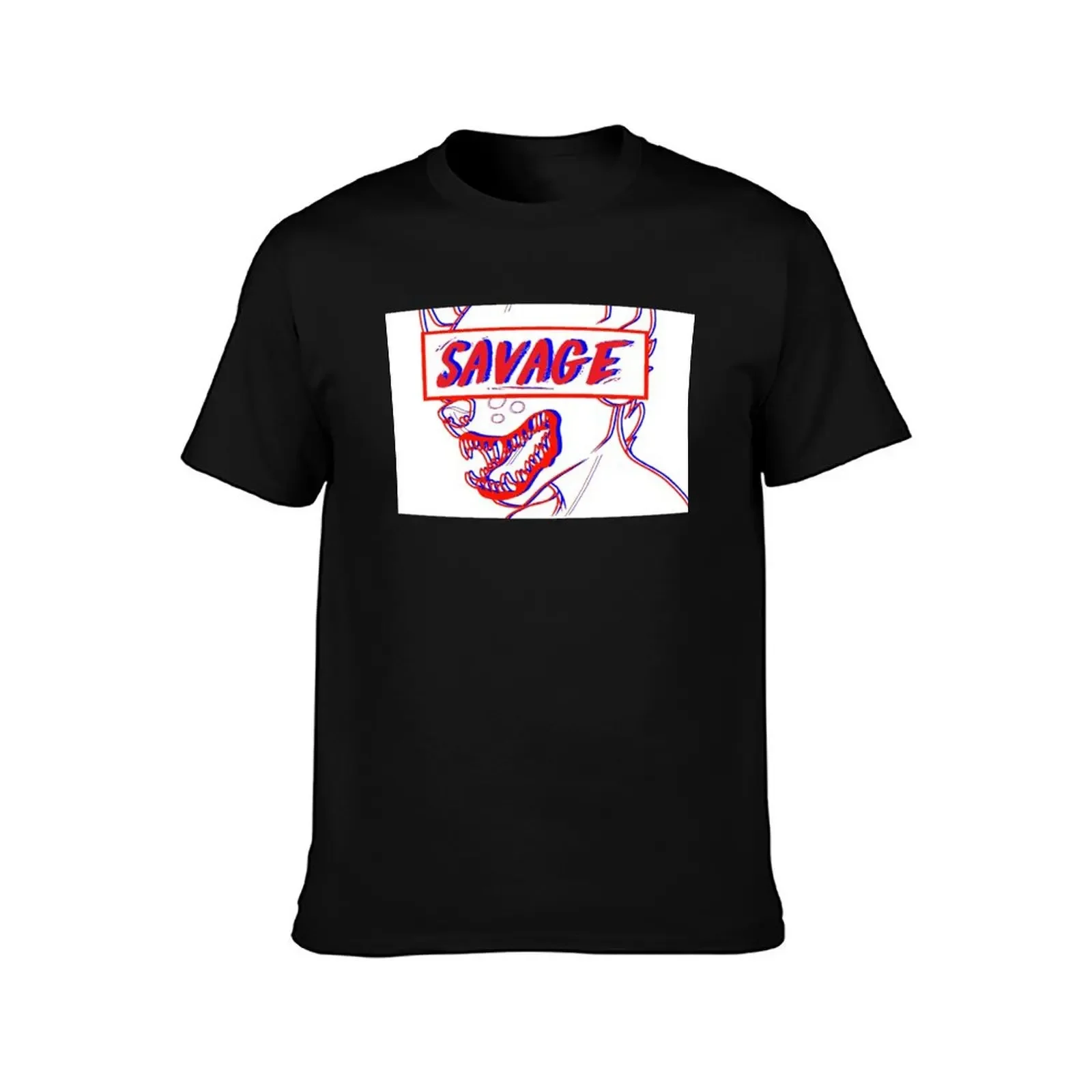 Savage T-Shirt vintage anime shirt tops t shirts for men graphic