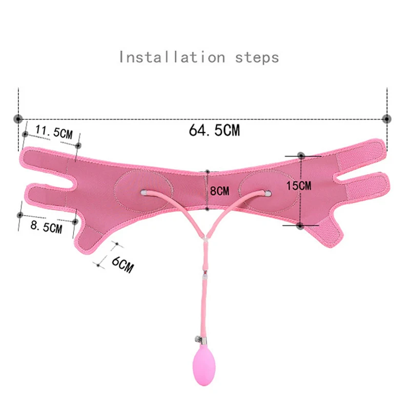 V-Line الخد الذقن حزام تخسيس الوجه مدلك نفخ الهواء الصحافة الوجه التخسيس الفرقة المشكل العناية بالبشرة تخفيف ثبات ضمادة