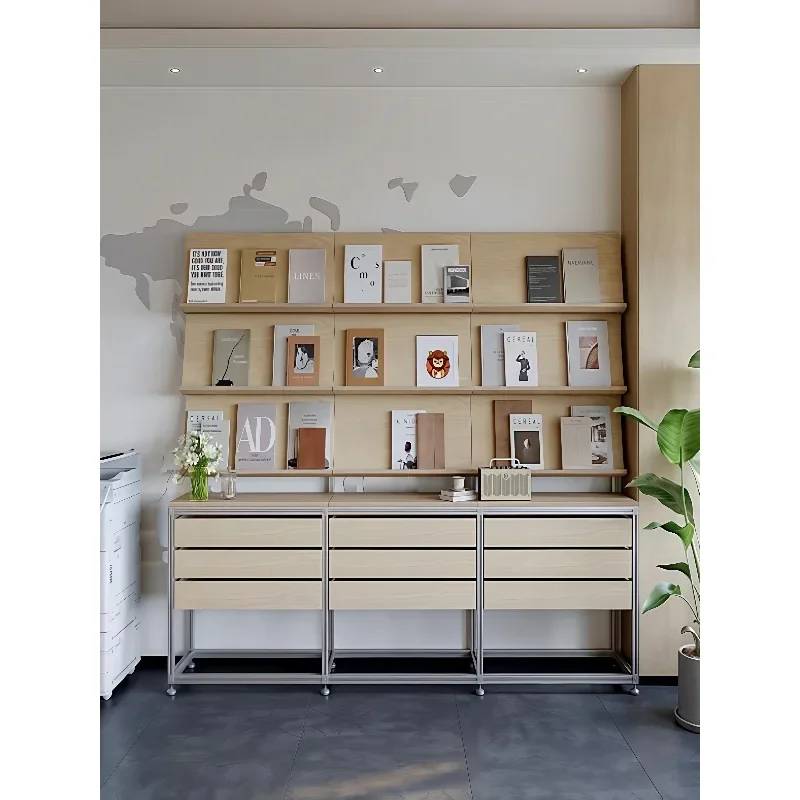 Shelf Cafe Island Terrace Multi-layer Display Cabinet
