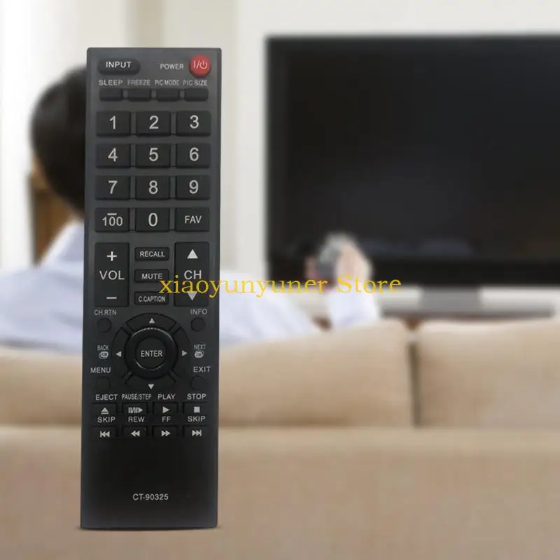 P9JB Multifuntional Replacement Remote Plastic Texture Suitable for TVs Responsive Simple Design Wide Compatibility