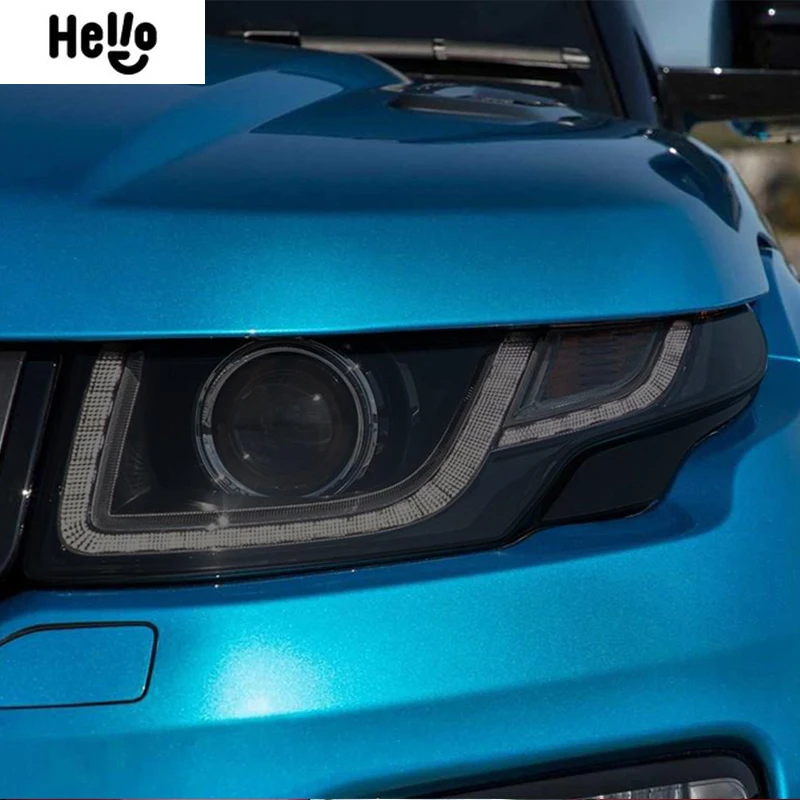 

For Range Rover Evoque L538 2012-2018 Car Headlight Protective Film Smoked Black Tint Wrap Vinyl Transparent TPU Sticker
