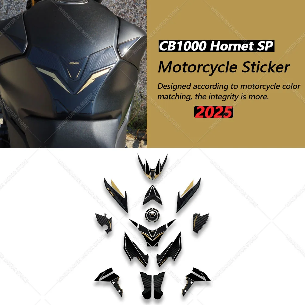 

For CB1000 Hornet SP 2025 Motorcycle Accessories 3D Gel Tank Pad Protector Decal Stickers Kit Epoxy Resin Waterproof Sticker