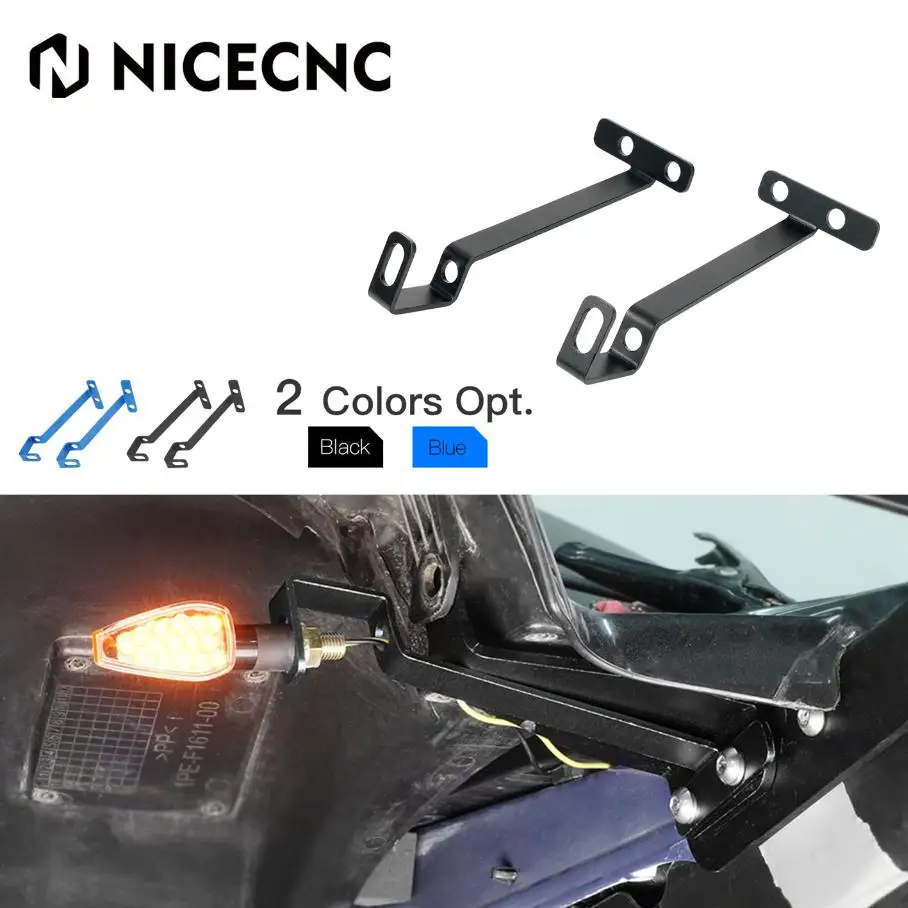 NiceCNC Rear Turn Signal Light Mount Bracket Holder For Yamaha RAPTOR 700 700R 2013-2024 ATV Headlight Motorcycle Accessories
