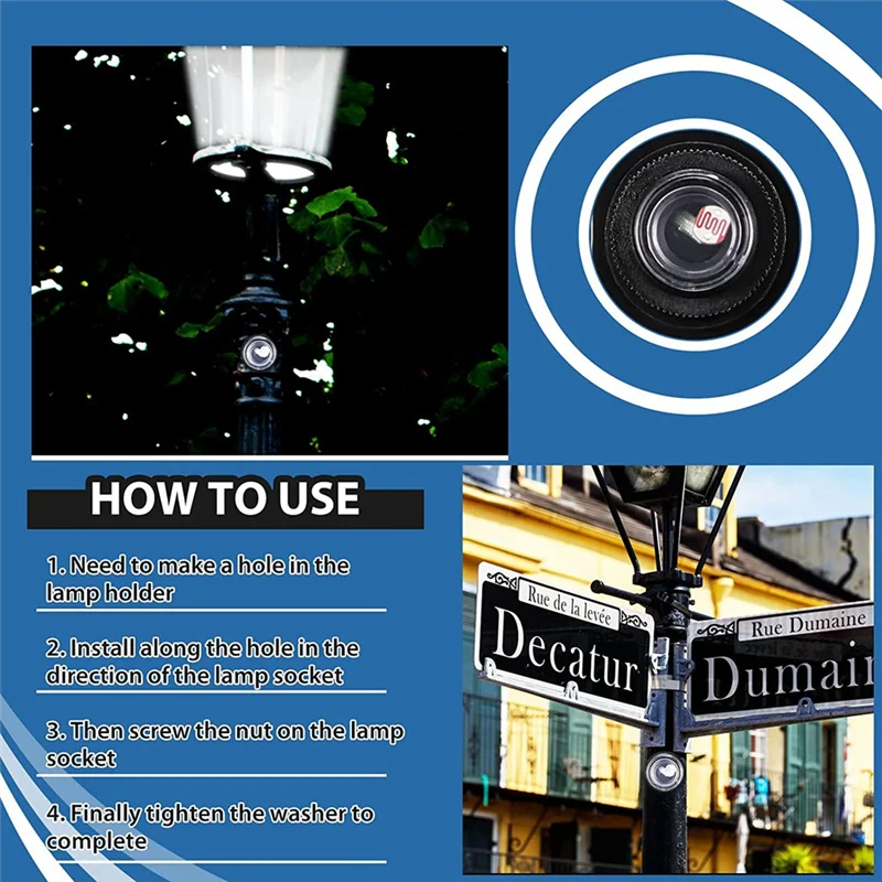 Сейчас в тренде, 6 упаковок, датчик от суката до рассвета для наружного освещения, 120-277 В, фотоэлектрический переключатель, датчик освещенности фотоэлемента