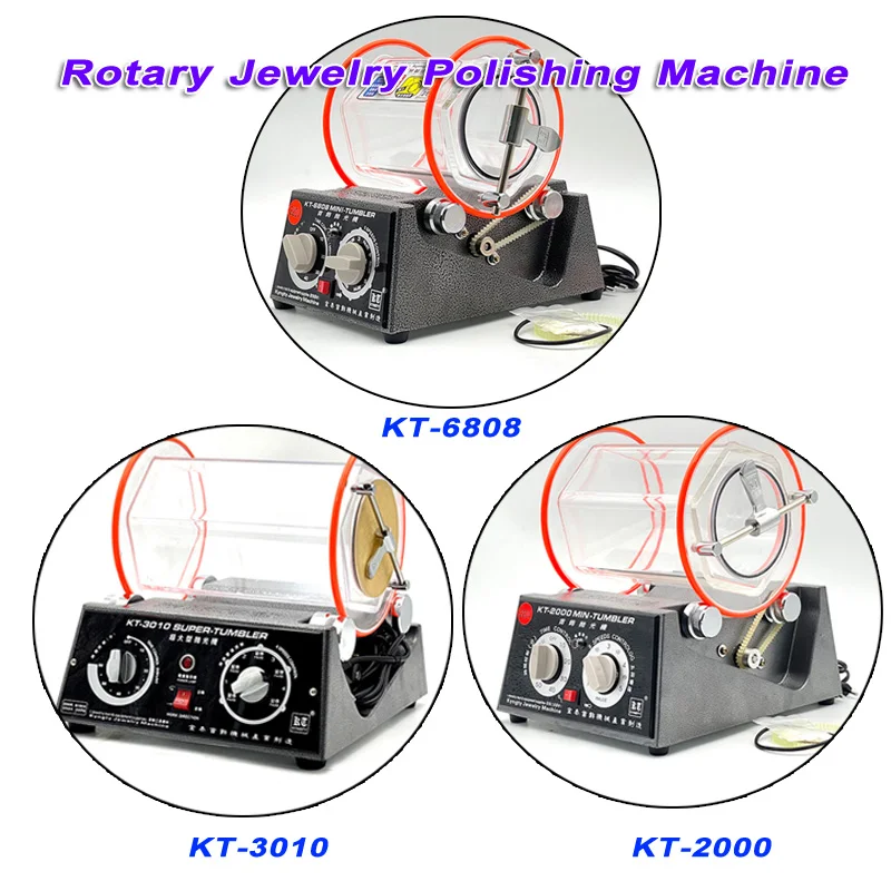 rotary tumbler surface polisher jewelry polishing machine dispositivo de acabamento para chanframento kt6808 kt2000 kt3010 capacidade 316kg 01