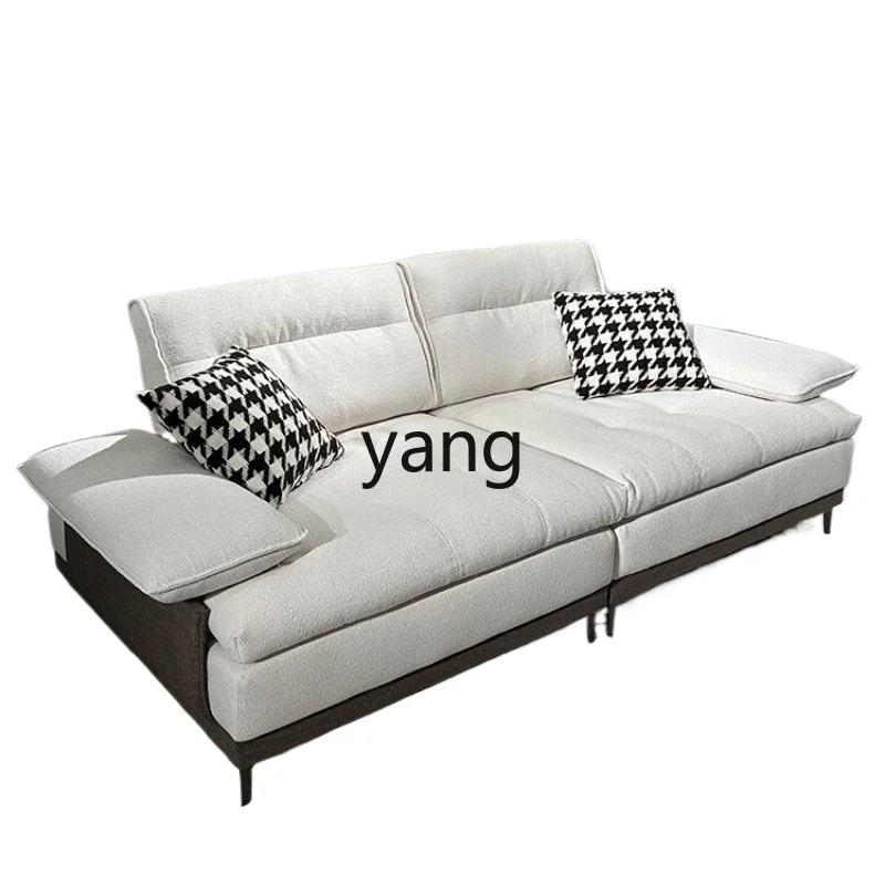 

LH double sofa small apartment widened large sitting depth front and rear adjustable backrest straight row