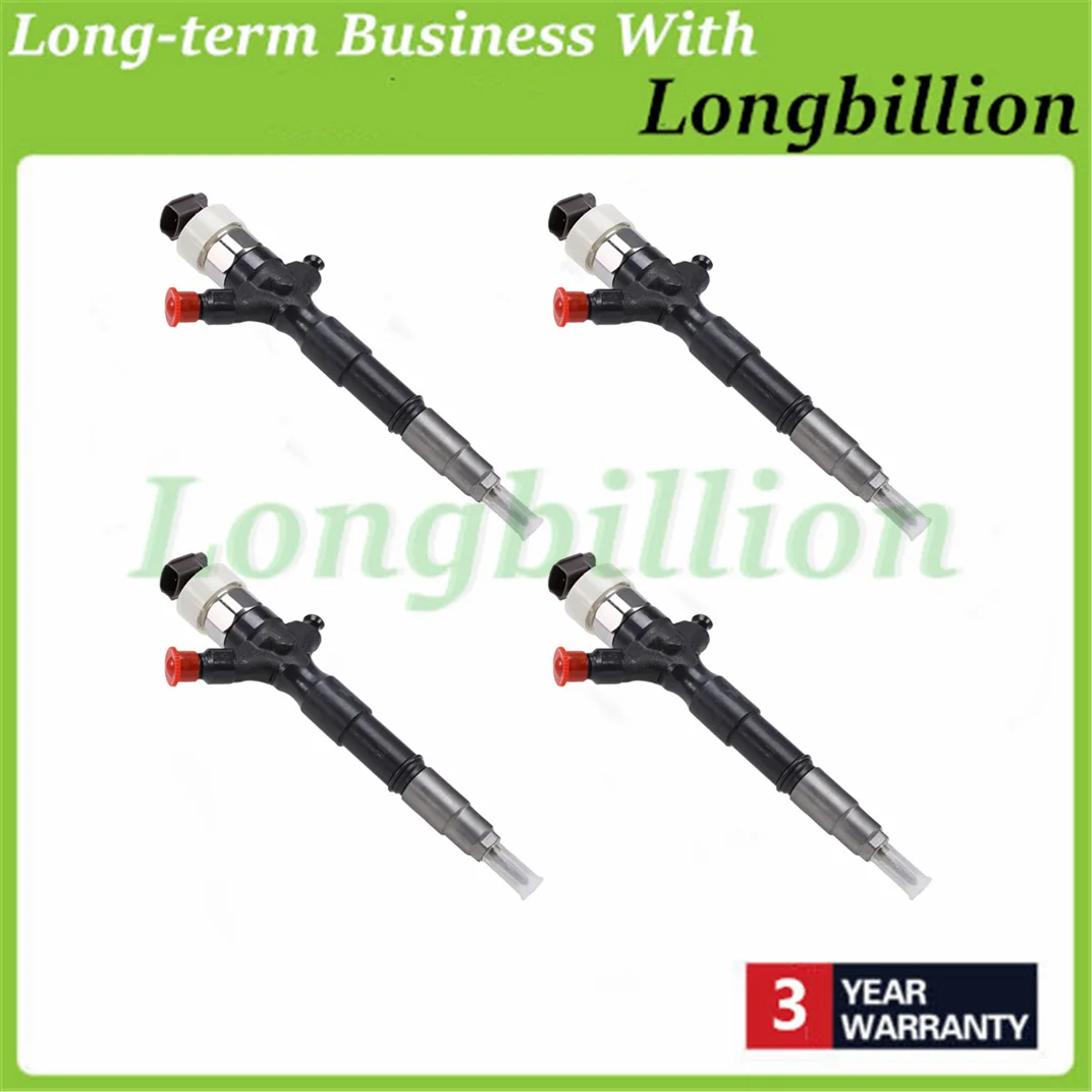 

New 4X Diesel Fuel Injector for TOYOTA HILUX 2KD FTV HIACE2.5 D4D 095000-8740 23670-09360 0950008740 2367009360