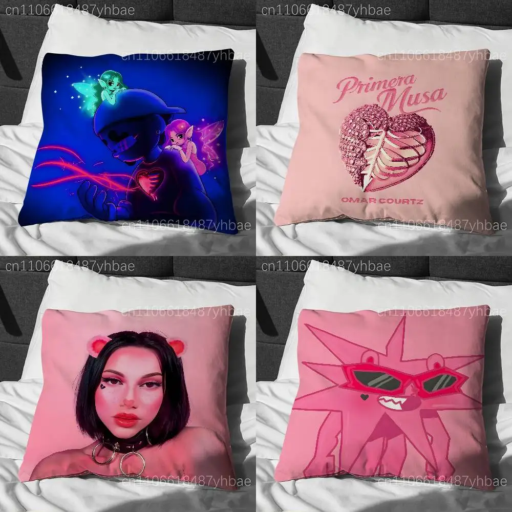 

O-Omar Courtz Por Si Manana No Estoy Pillow Case Short Plush Sofa Decorative Gift Home Double-sided Printing Cushio