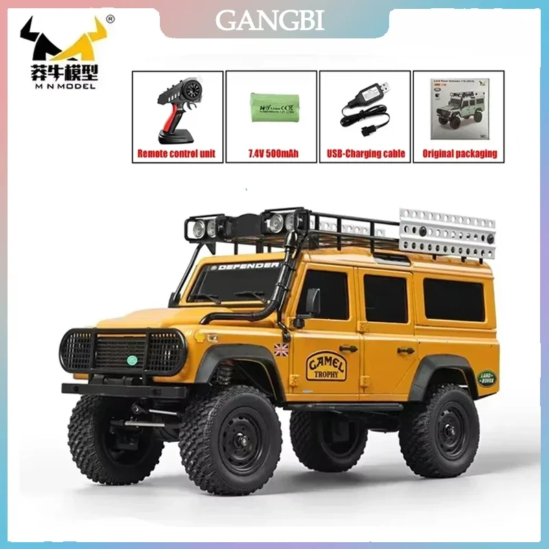 MN111 Model 1:18 Creeper MN111RC Assembly Kit, Professional Off-road Vehicle with Four-wheel Drive, LED Lights, Toy Car RC