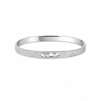 High quality 925 sterling silver fashion mobile Diamond Couple exquisite bracelet Ladies Luxury jewelry wedding Valentine gift