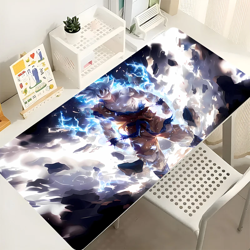 Muismat PC-accessoires Toetsenbordpad Antislip Anime Muismat Bureaumat Grote Dragon Ball Gaming Matten Rubberen verlengde pad