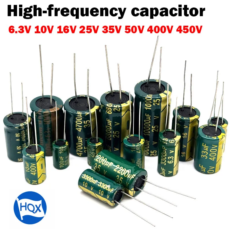 Aluminum Electrolytic Capacitor 6.3V 10V 16V 25V 35V 50V 400V 450V 470UF 100UF 220UF 330UF470UF 680UF 1000UF 47UF10UF 22UF 1UF image 2