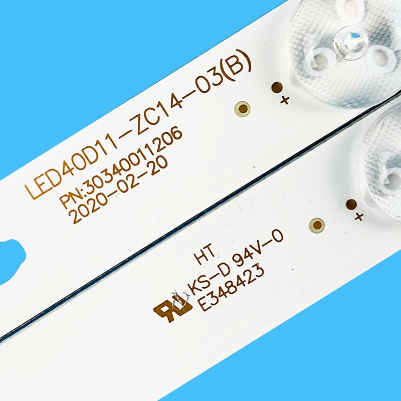 Mới 4 Cái/lốc 800Mm 11 Đèn LED 3V Cho JVC 40 Tivi LT40E71 Một LSC400HN01 G01 LED40D11 ZC14 03 ZC14 01 LED40D11-ZC14-03 (B)