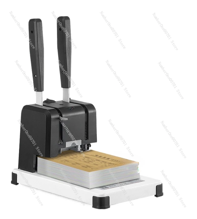 

Electric Hot Melt Adhesive Hose Adhesive Machine Small Financial Account Document Tender Punching Machine
