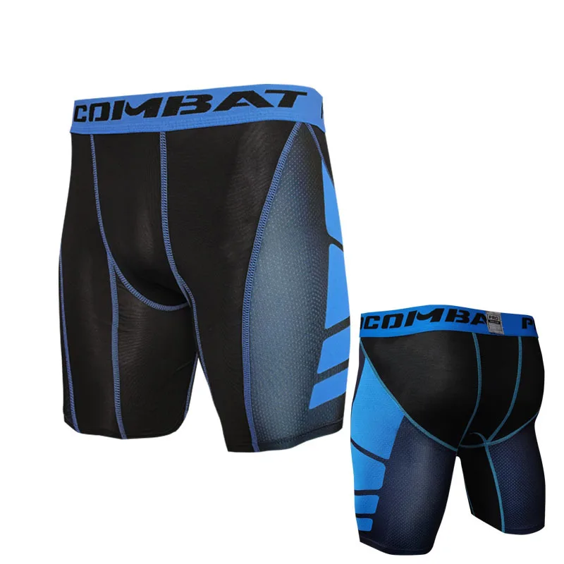 

Sports Tight Shorts Men's Track and Field Training Quick Drying Leggings Elastic Breathable Basketball Tight Three Quarter Pants