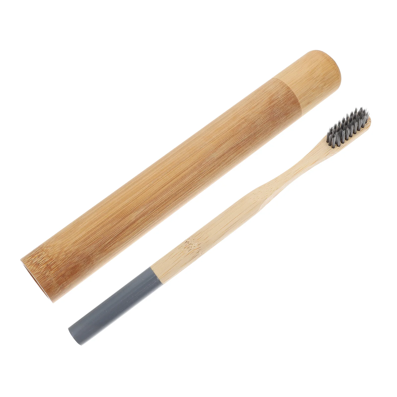 

Bamboo Toothbrush Combo for Adults Kids Pink Travel Holder Durable Eco Friendly al Care Tool Teeth Cleaning Brush