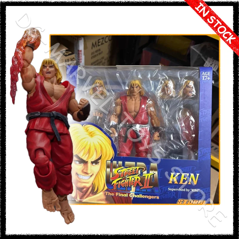 

New In Stock KO Ultra Street Fighter Ken Masters Action Figure Storm Toys USFII The Final Challengers Figurine Movable Toys