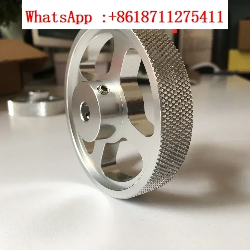 Metal aluminum alloy embossing wheel synchronous encoder wheel meter wheel (multiple specifications)