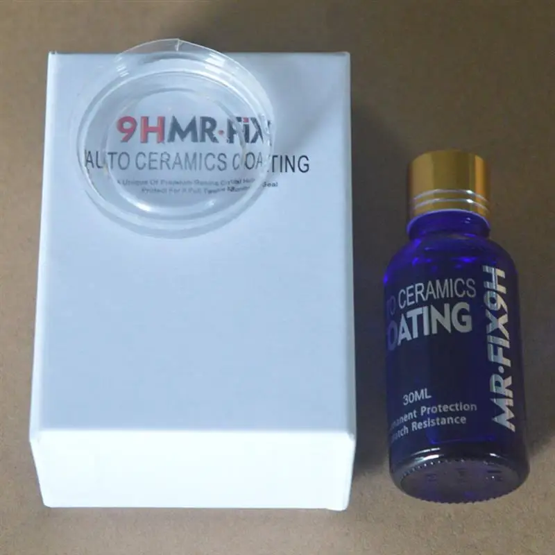 Revestimiento cerámico para coche, 30ml, 9H, antiarañazos, líquido para coche, Nano revestimiento cerámico, pintura, revestimiento de vidrio súper