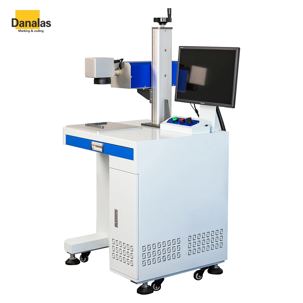 New Condition Automatic Fiber Laser Engraver With Touchscreen For Metal/Plastic