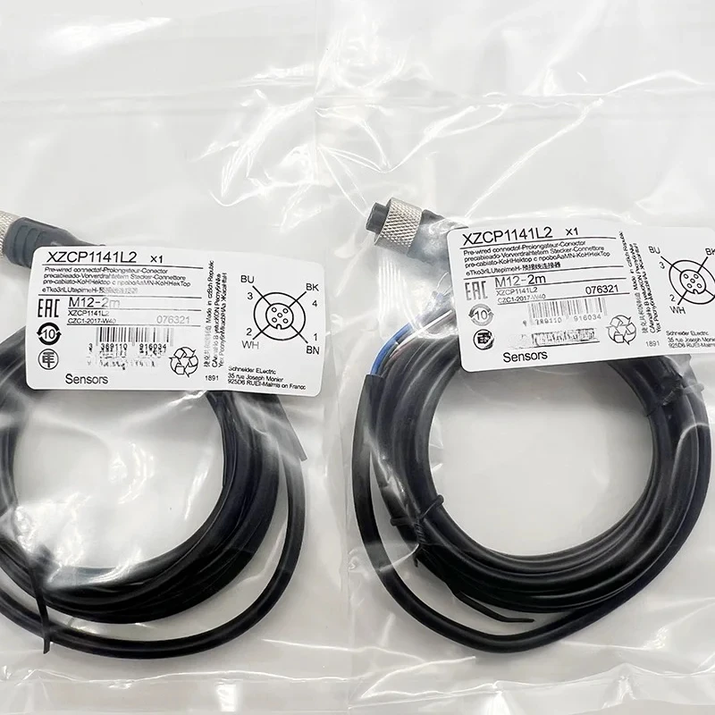 

Соедините кабель к розетке Quick Plug XZCP1141L2 Разъем M12 Клеммная колодка