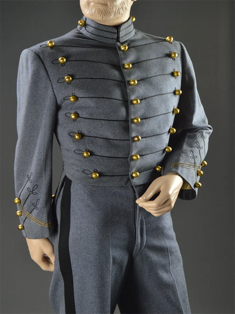 

Movie Beyond Glory Rocky Gilman Cosplay Costume West Point Uniform Mens Tail Coat Hallowen Stage Outfits