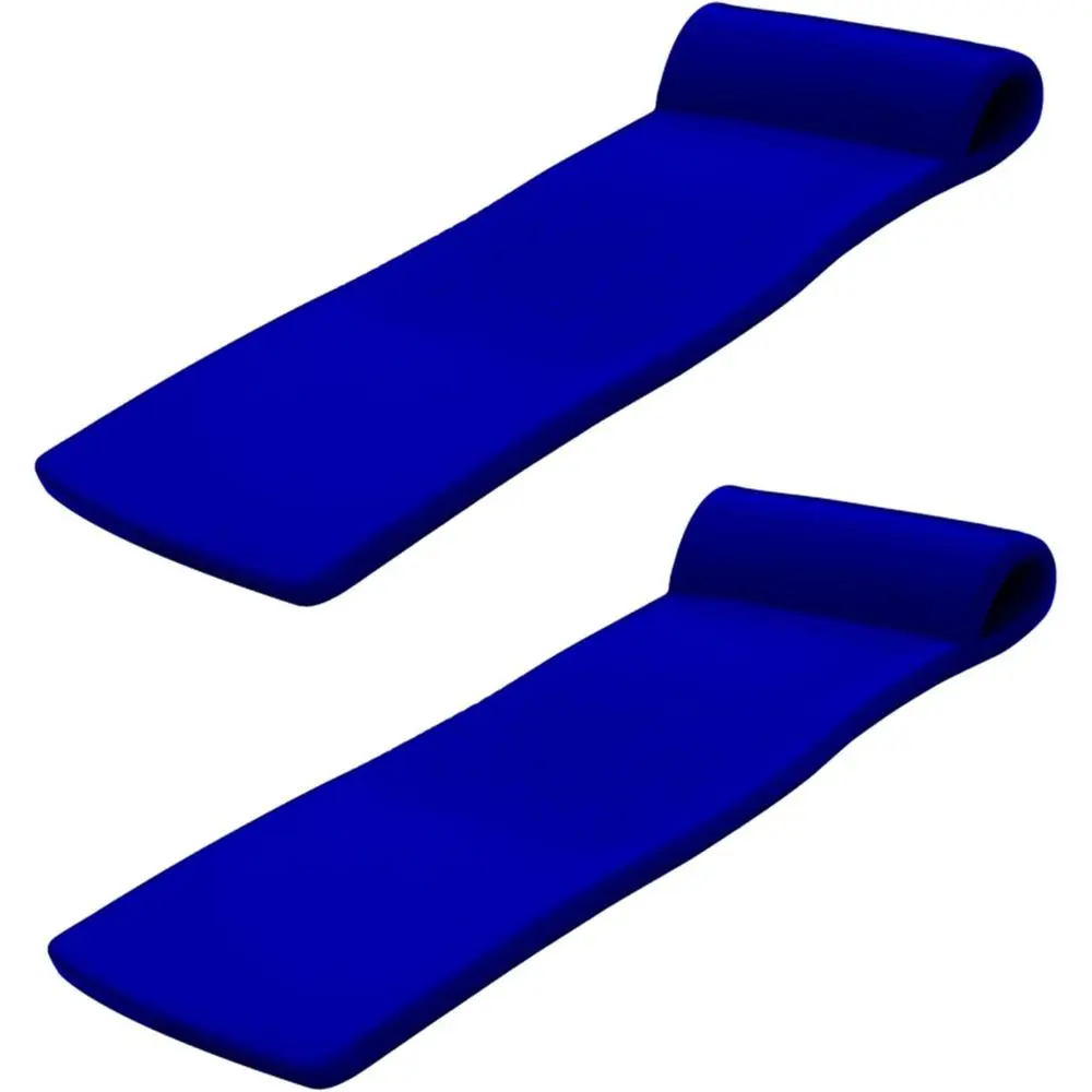 ダブルパック 1.75 ネイビーブルー フォームプールフロート ヘッドレスト付き プール、ビーチ、湖でのリラックスに